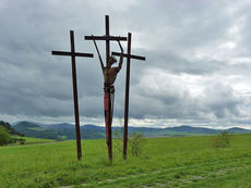 Sankt Crescentius on Tour in der Rhön (Foto: Karl-Franz Thiede)
